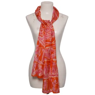 Scarf (Rosa, Orange, Vit) Silke