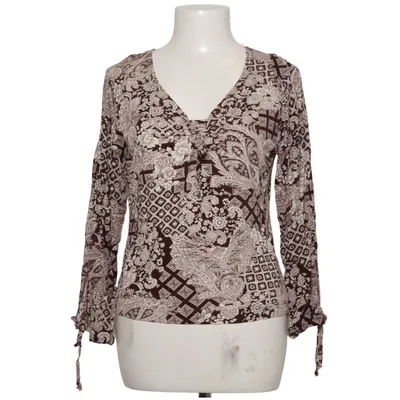 Blouse (Bruin, Wit) van Emozioni
