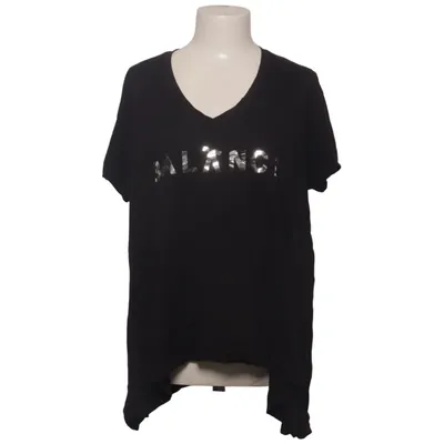 T-shirt (Zwart) van Mat. Katoen, Modal
