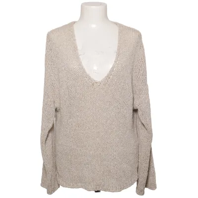 Sweater (Beige) from Massimo Dutti Cotton, Linen