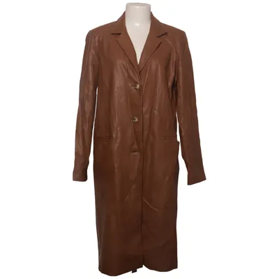 Coat (Brown) from Helene Berman London Polyester, Polyurethane, Viscose
