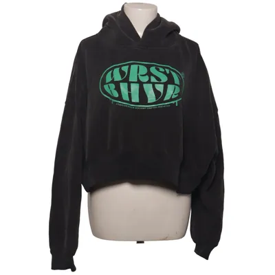 Hoodie (Black, Green) from WRSTBHVR Cotton, Polyester