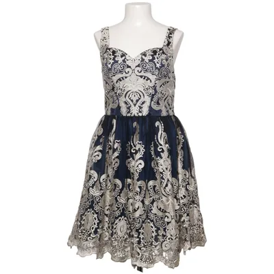 Cocktailkleid (Blau, Gold) von Chi Chi London Elasthan, Polyamid, Polyester
