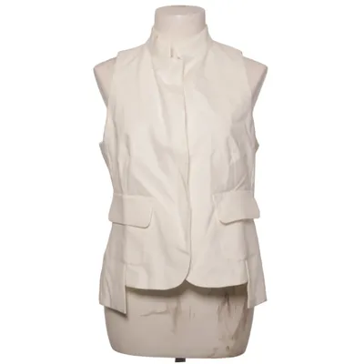 Gilet (Blanc) de Sportmax by MaxMara Coton, Soie