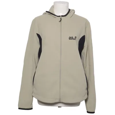 Fleecejakke (Beige, Sort) fra Jack Wolfskin Elastan, Polyamid, Polyester