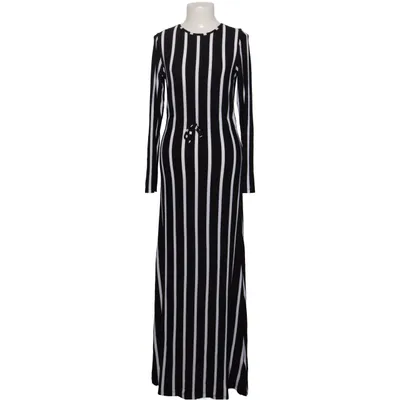 Robe longue (Noir, Blanc) de Plus Plus Coton, Polyester