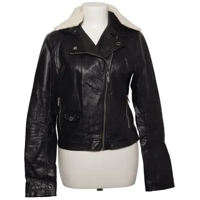 Biker jacket (Black) from Hollister Polyurethane, Viscose