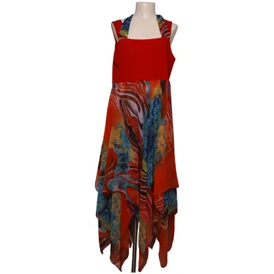 Kleid (Rot, Mehrfarbig) von She's Crazy Viskose