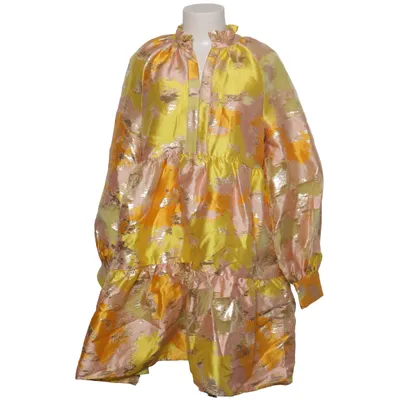 Klänning (Gul, Rosa, Grön, Flerfärgad) från Stine Goya Metallfiber, Polyester