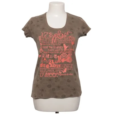 T-shirt (Brown, Pink) from 17&co. Cotton