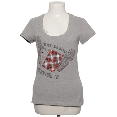 T-shirt (Grau, Mehrfarbig) von Key Largo Baumwolle, Elasthan, Polyester