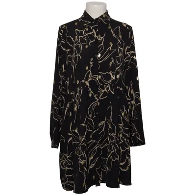 Shirt dress (Black, Beige) from Guts & Gusto Polyester