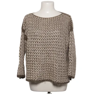 Sweater (Gray, White, Brown) from United Colors of Benetton Acrylic, Alpaca wool, Mohair, Nylon, Polyester, Viscose