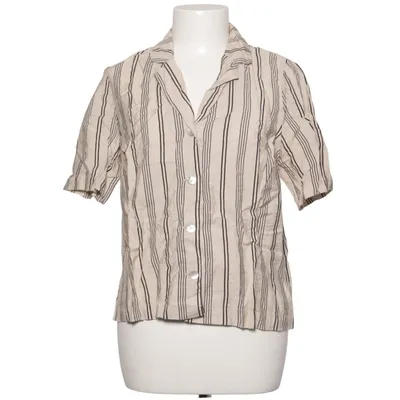 Short sleeve shirt (Beige, Black) from Ichi Polyamide, Viscose