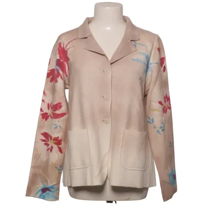Blazer (Beige, Multicolored) from Bruno Manetti Wool