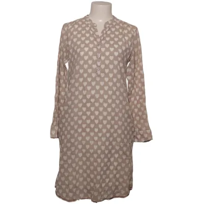 Robe (Beige, Blanc) de Van Den Bergh Coton
