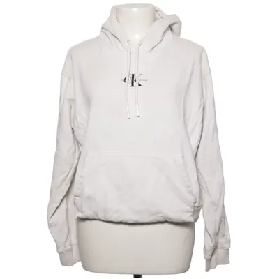 Sweat à capuche (Blanc) de Calvin Klein Jeans Coton