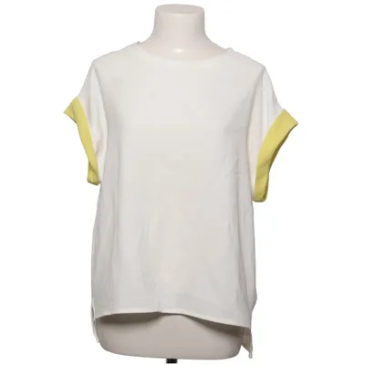 Top (White, Yellow) from Toupy Polyester