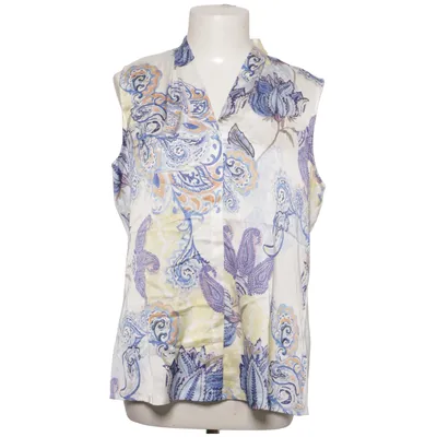 Top (White, Blue, Multicolored) from Comma Elastane, Viscose