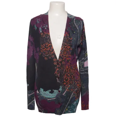 Cardigan (Lilla, Flerfarvet) fra Etro Kashmir, Silke