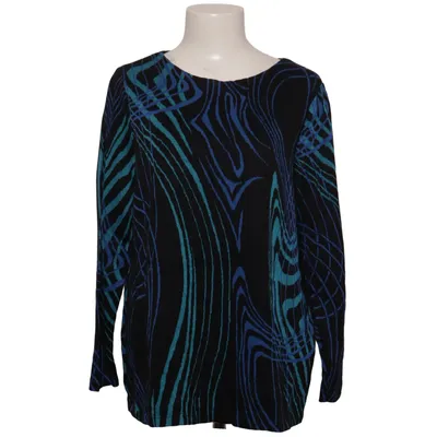 Lange mouwen shirt (Zwart, Blauw, Turquoise) van Klaus Modelle