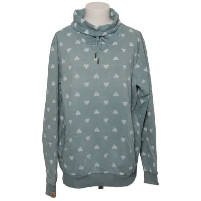 Huvtröja (Grön, Vit) från G!na Bomull, Polyester
