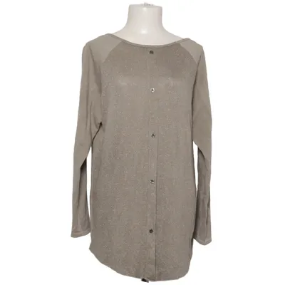 T-shirt à manches longues (Gris, Blanc, Argent) de Made in italy Coton, Viscose