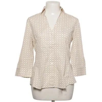 Chemise (Beige, Blanc) de Caliban Coton, Élasthane
