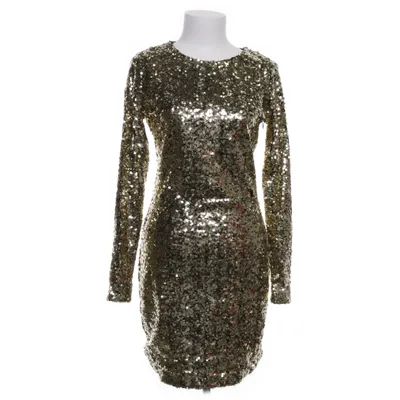 Cocktail dress (Gold, Black) from NA-KD Polyester