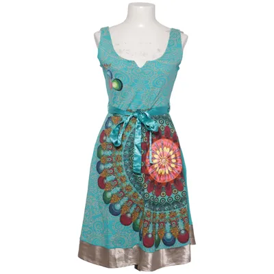 Robe (Bleu, Multicolore) de Desigual Coton, Polyester