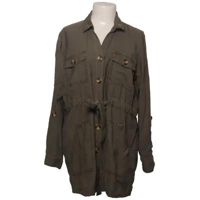 Veste safari (Vert) de Gina Polyester, Viscose