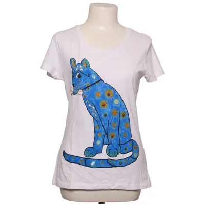 T-shirt (Hvid, Blå, Flerfarvet) fra Abba Økologisk bomuld