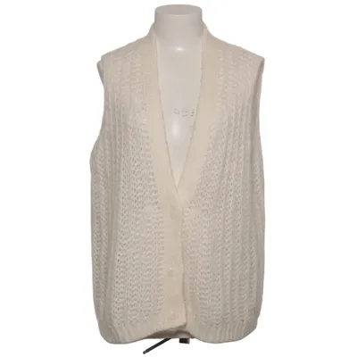 Gilet (Blanc) de Xandres Acrylique, Laine d'alpaga, Mohair, Polyamide