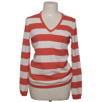 Pullover (Rød, Hvid) fra Tommy Hilfiger Bomuld, Polyamid