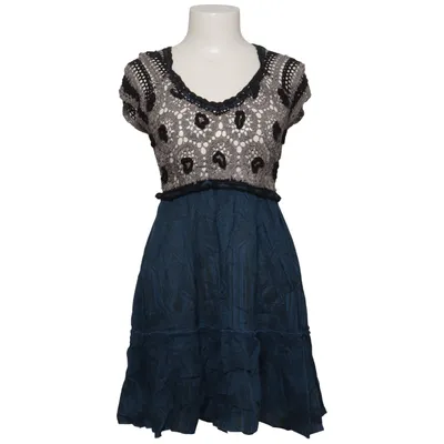 Jurk (Blauw, Grijs, Zwart) van Didi Katoen, Viscose