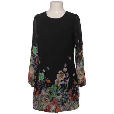 Kjole (Sort, Flerfarvet) fra Yumi Elastan, Polyester