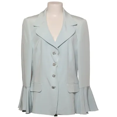 Blazer (Blau) von Escada Couture Seide