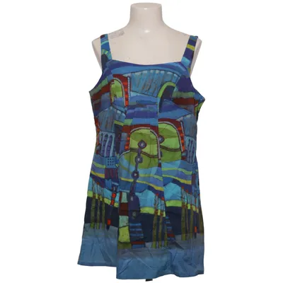 Top (Blue, Multicolored) from Aventures des Toiles Cotton, Elastane