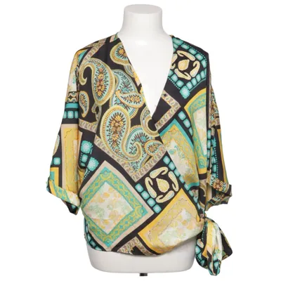 Wrap top (19SAUVAGE) from Elora Polyester