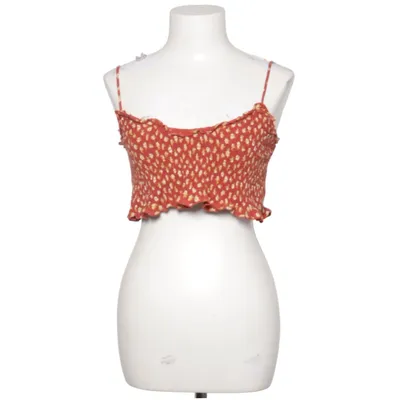 Crop top (Rouge, Multicolore) de Urban Outfitters Coton, Élasthane, Polyester