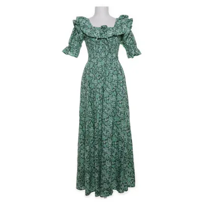 Maxi jurk (Groen, Meerkleurig) van Reclaimed Vintage Katoen