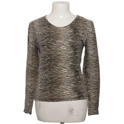 T-shirt à manches longues (Beige, Noir) de Miss Me Élasthane, Viscose