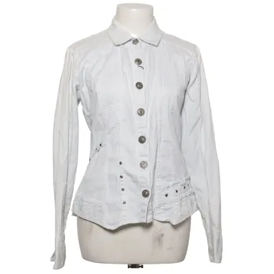 Denim jacket (White) from Body Needs Cotton, Elastane