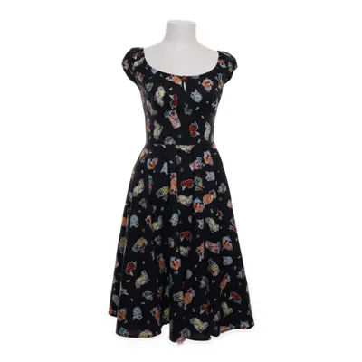 Klänning (Svart, Flerfärgad) från Hell Bunny Bomull, Elastan