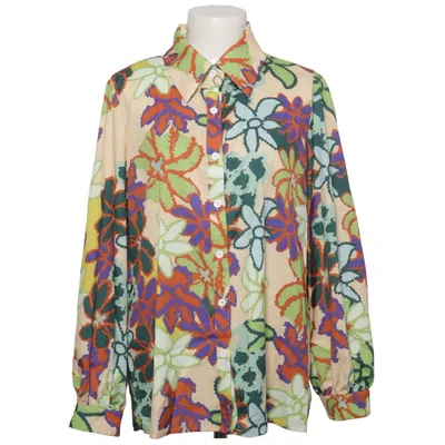 Bluse (Mehrfarbig) Elasthan, Polyester