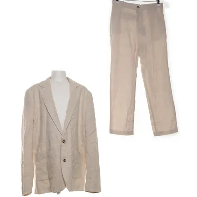 Kostym (Beige) från H&M Linne, Bomull