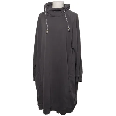 Kapuzenkleid (Grau) von Ulla Popken Baumwolle, Polyester