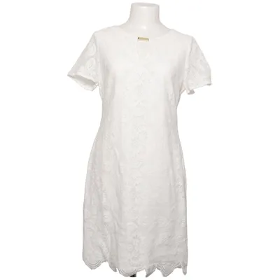 Dress (White) from Kensie Cotton, Polyamide, Polyester