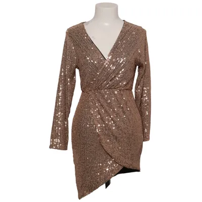 Cocktailklänning (Beige) från L&S Elastan, Polyester