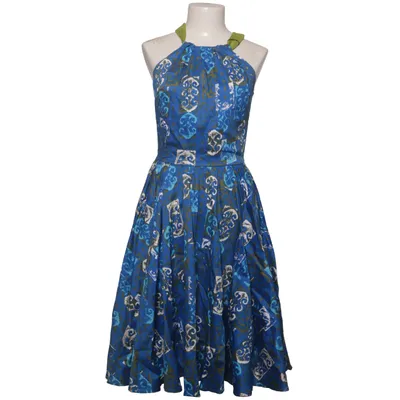 Dress (Blue, Multicolored) from Pinup Couture Cotton, Elastane